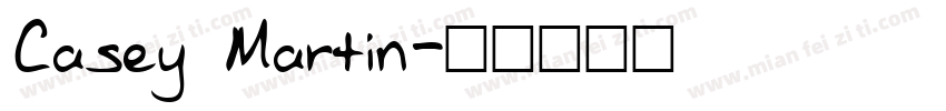 Casey Martin字体转换
